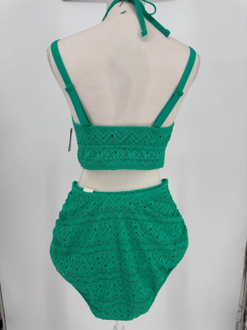 New TORRID High-Rise Crochet Swim Bottom size 00/1 - Picture 4 of 8